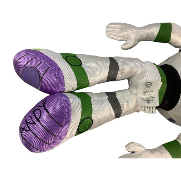 BUZZ LIGHTYEAR Plush Toy Story Doll 18" Disney Pixar Andy Foot Stuffed Animal - Picture 6 of 7